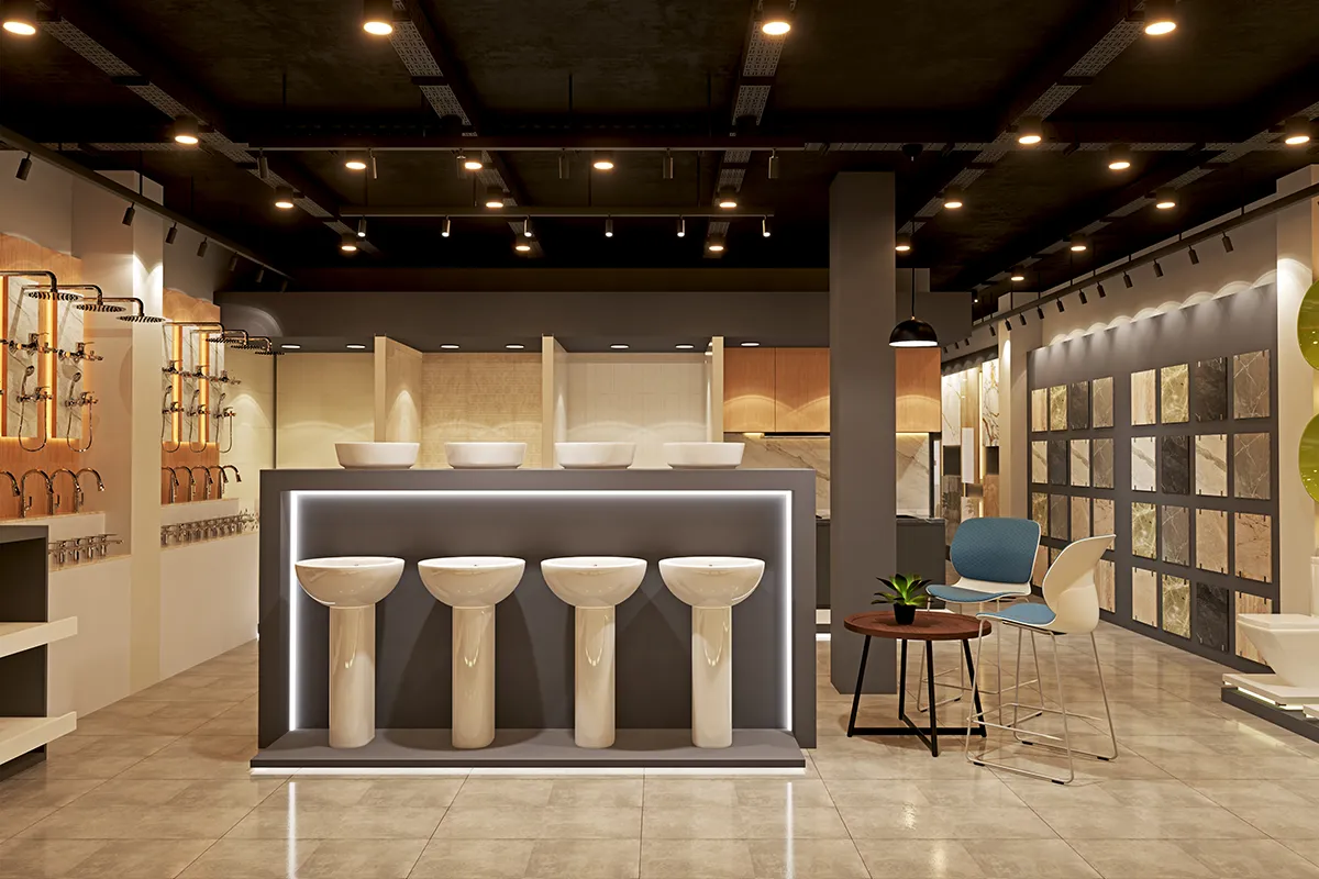 retail showroom interior design